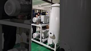 75 kW 300 cubic meter double pump double tank vacuum system vacuum pump [upl. by Aivul]