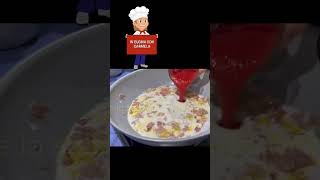 Ricetta penne al baffo pasta ricetta short shorts youtubeshorts cooking recipe shortsrecipe [upl. by Narmak]