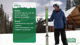 20112012 Volkl RTM 84 Ski Review  Christy Sports [upl. by Tal306]