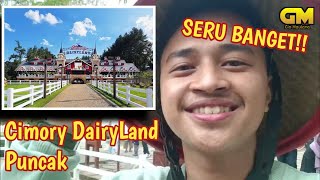 TERNYATA BANYAK HEWAN LUCU DISINI YA Cimory DairyLand Puncak VlogwithGioMaulana [upl. by Eiralam182]