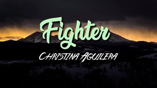 Christina Aguilera  Fighter Lyric Video [upl. by Antipas]