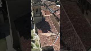 Albergue Paroquial de Granón caminodesantiago drone travel caminofrances [upl. by Anoyi]