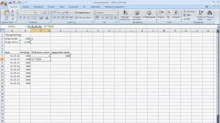 Opsparing i Excel del 3 [upl. by Ahsiekahs]