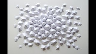 Larigami Nr 7  100 Bruchstücke aus Papier [upl. by Arekat]