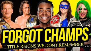 FORGOTTEN CHAMPS  Unremembered Title Reigns [upl. by Yecaw760]