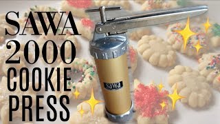 Vintage SAWA 2000 Swedish Cookie Press amp Sesame Street Cookie Maker  Does it Work [upl. by Stesha]