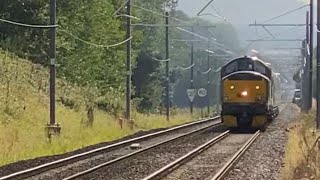 37601 absolutely flat out at Lickey Incline summit  120920 [upl. by Nolos117]