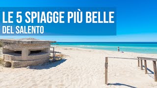 Le 5 SPIAGGE PIU BELLE del Salento Vacanze in Puglia  COSTEDELSUDit [upl. by Butcher360]