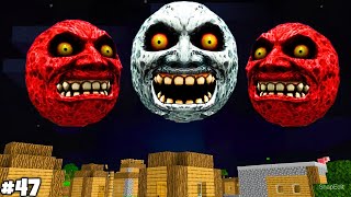 i Found Scary LUNAR MOON 😱 in Minecraft   Part47 [upl. by Rodney]