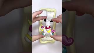 Unicorn Pochacco DIY Decoden Phone Case  Handmade Custom Cream Glue Phone Cover [upl. by Audras529]