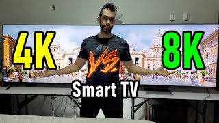 4K vs 8K Smart TV  ¿Vale la pena Comprar un Televisor 8K o mejor un 4K [upl. by Foss418]