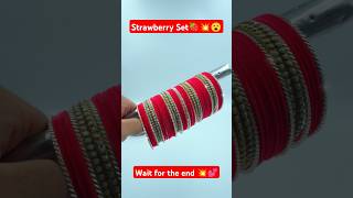 Bangles Design🍓Bangles set💥Unique Bangles set 💕youtubeshorts diy shorts trending viralvideo [upl. by Hafital]