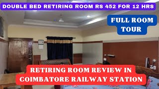 Coimbatore railway station retiring room review retiring room review double bedroom non ac [upl. by Mattland]