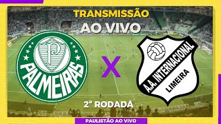 PALMEIRAS X INTER DE LIMEIRA AO VIVO  2º RODADA DO PAULISTÃO AO VIVO  CAMPEONATO PAULISTA 2024 [upl. by Hilaria901]