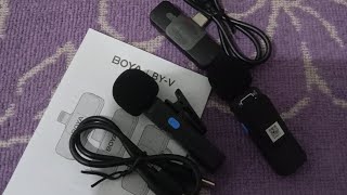 Boya wireless microphone system [upl. by Schiff]