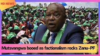 Mutsvangwa booed as factionalism rocks ZanuPF [upl. by Langley469]