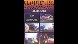 Grandview Indiana 1032009 Big Car Feature Demolition Derby [upl. by Adnarram]