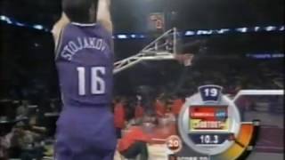 Pedja Stojakovic NBA All Star 2003 Three Point Shootout [upl. by Einnel]