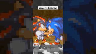 Sonic vs Shadow Sonic The Hedgehog Sprite Animation sonic [upl. by Dibrin]