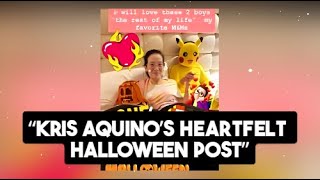 Kris Aquino Posts Sweet Halloween Moment with Sons Despite Health Struggles [upl. by Idnak]