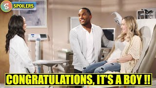 Congratulations Dr Campbell announces that Hope and Carter have a baby boy  Bold and Beautiful [upl. by Parthinia297]