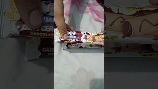 Oats cereal Bar Chocolate Flavor😋😋🍭🍭🍭🥞🥞subcribe shortsvideo [upl. by Tommi57]