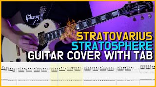 Stratovarius  Stratosphere Guitar Cover with TAB [upl. by Feriga507]