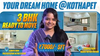 3 BHK Flat For Sale In Kothapet  Ready To Move 3BHk Flats  Asset Hub Properties [upl. by Sidon]