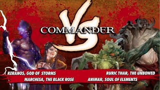 Commander VS S1E2 Keranos v Marchesa v Animar v Ruric Thar MTG Multiplayer [upl. by Mable]