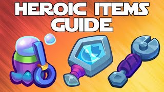 How to Get Heroic Items for Beginners Rush Royale [upl. by Sutit452]