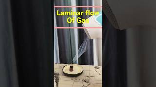 Turbulent Flow vs Laminar Flow of Gas laminarflow turbulentflow scienceexperiment scienceandfun [upl. by Erdnaet]