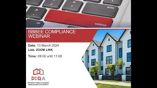 VIDEO BBBEE COMPLIANCE WEBINAR 13 MARCH 2024 [upl. by Eitsud377]