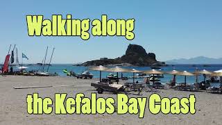 Exploring the Scenic Kefalos Bay Coast  Discovering Kos Greece 4k [upl. by Anelagna]