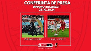 25102024 Conferinta de presa Dinamo Bucuresti [upl. by Zeni646]