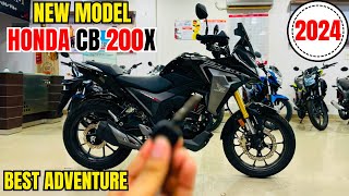 All New 2024 Honda CB 200X Latest  Full Review  New Price  Features  Changes  Sound  Mileage🔥🔥 [upl. by Iolande]