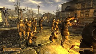 20 NCR Soldiers vs Vulpes Inculta and his Legionaries Bodyguards  Fallout New Vegas LOL [upl. by Airotkiv]