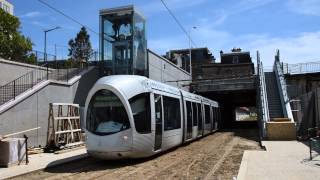 Tram T4 Essai Citadis 302 à quotManufacture  Montlucquot [upl. by Abba]