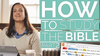 How to study the BIBLE Part 2 Inductive Method EXAMPLE Matthew 2 [upl. by Amasa]