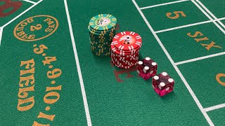 Craps Strategy Challenge 4 160 Across 2ampDown vs 160 Across 3ampDown Very Profitable [upl. by Terina335]