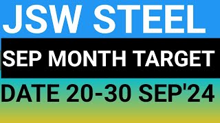 JSW STEEL STOCK LATEST NEWS UPDATES 20SEP24JSW STEEL SHARE LATEST NEWS UPDATES WITH NEW TARGET [upl. by Surbeck]