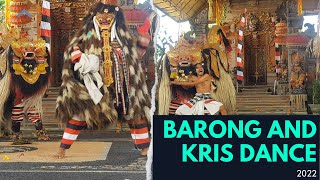 BALINESE TRADITIONAL BARONG AND KRIS DANCE [upl. by Statis]