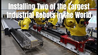 Timelapse  Installing 2 of the Largest Industrial Robots on a 21m Track [upl. by Aicetel46]