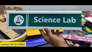 School Slider signages school name plates [upl. by Bitthia]