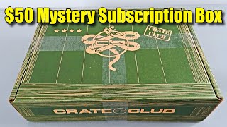 50 Mystery Subscription Box  Crate Club [upl. by Hpseoj]