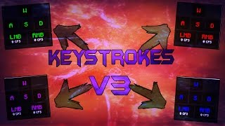 Descargar e Instalar Keystrokes v3Mod Minecraft [upl. by Encrata]