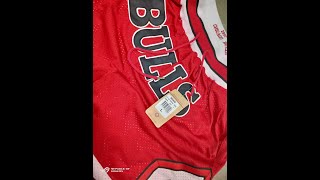 JUST DON SHORTS  NBA Chicago Bulls Shorts [upl. by Nylarat]