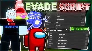 Roblox EVADE Script Hack GUI Auto Farm Infinite Money Fly Trolling Teleport  More [upl. by Beale]