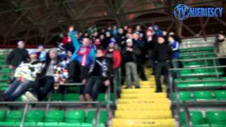 Kibice Ruchu na Milan  Atletico i wzajemne pozdrowienia 19022014 r [upl. by Brownley172]