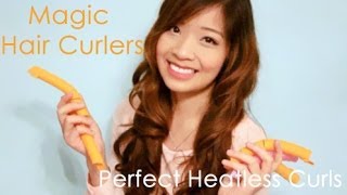 Magic Hair Curlers  Perfekte Locken ohne Hitze Demo amp Erster Eindruck [upl. by Clive]