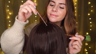 ASMR Realistische Kopfmassage mit EINSCHLAFGARANTIE 💆🏽‍♀️ [upl. by Annaiuq]